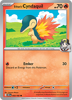 Ethan's Cyndaquil - 032/182 [SV10: Destined Rivals]