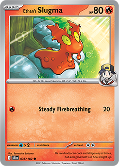 Ethan's Slugma - 35/182 [SV10: Destined Rivals]