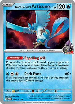 Team Rocket's Articuno (051/182) [SV10: Destined Rivals]