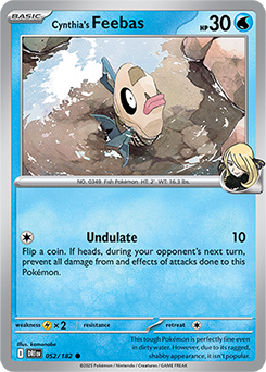 Cynthia's Feebas (052/182) [SV10: Destined Rivals]