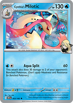 Cynthia's Milotic (053/182) [SV10: Destined Rivals]