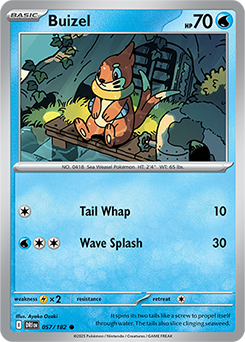Buizel (057/182) [SV10: Destined Rivals]