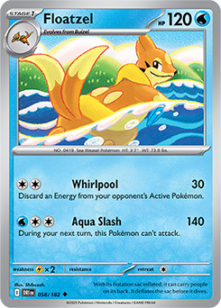 Floatzel (058/182) [SV10: Destined Rivals]