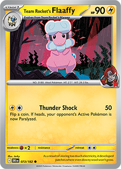 Team Rocket's Flaaffy (073/182) [SV10: Destined Rivals]