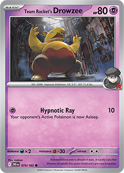 Team Rocket's Drowzee (079/182) [SV10: Destined Rivals]