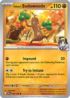 Ethan's Sudowoodo (093/182) [SV10: Destined Rivals]