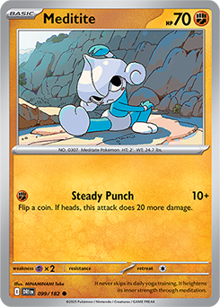 Meditite (099/182) [SV10: Destined Rivals]