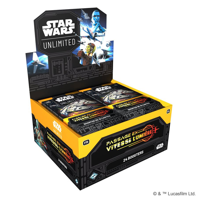 Star Wars : Unlimited : Passage en Vitesse Lumiêre Booster Display (FR)