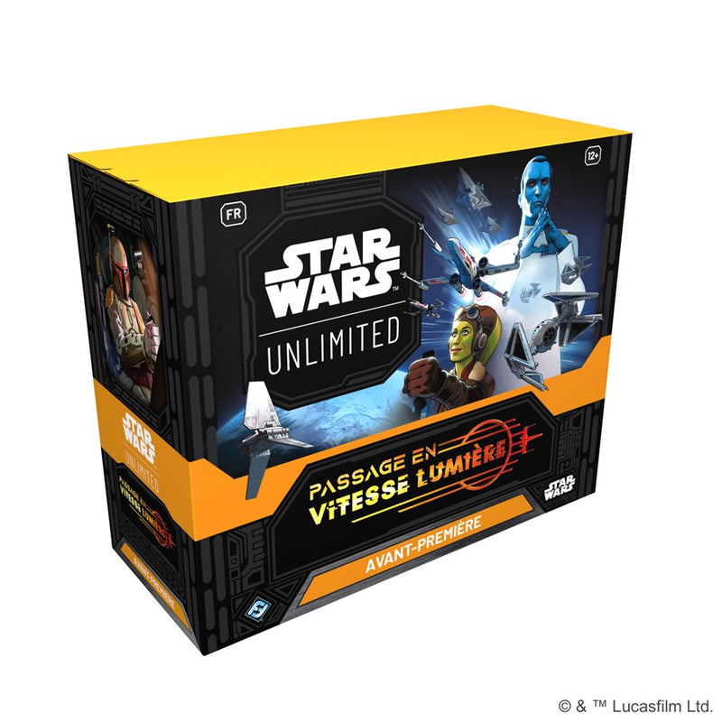 Star Wars : Unlimited : Passage en Vitesse Lumière Boîte de Prerelease (FR)