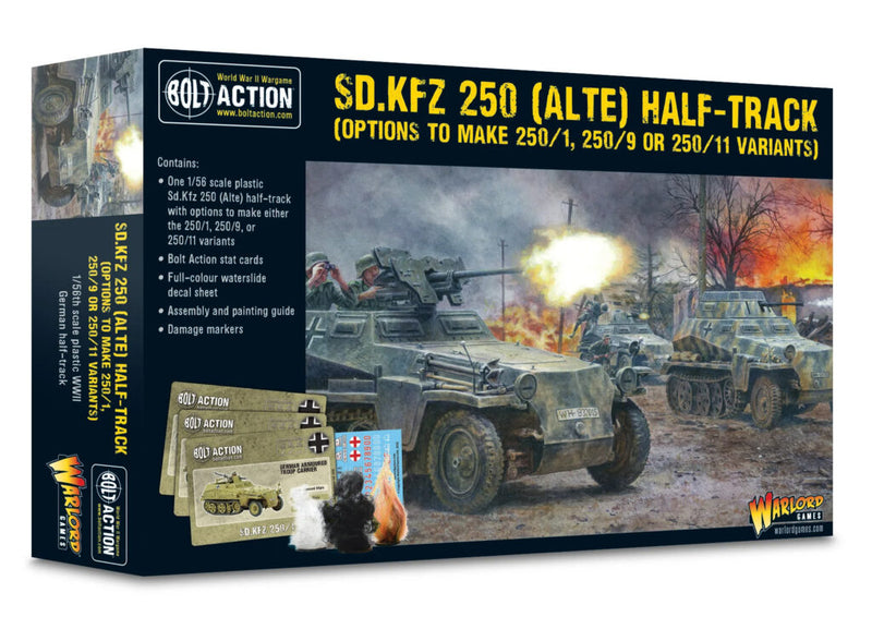 Bolt Action: Sd.Kfz 250 (Alte) Half-Track (Options For 250/1, 250/9 & 250/11 Variants) (EN)