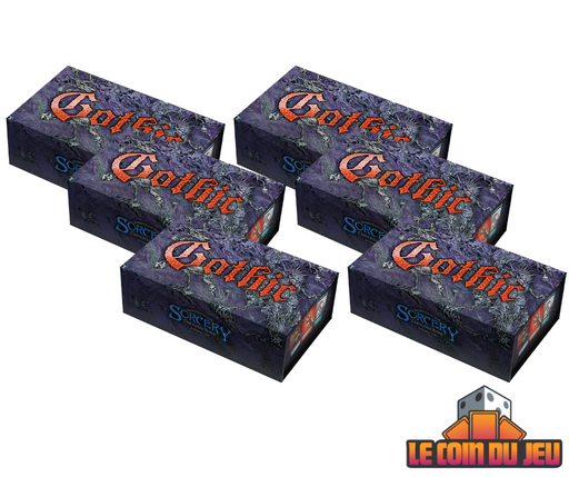 Sorcery: Gothic Booster Box Case of 6 Le Coin du Jeu CA Sorcery: Gothic Booster Box Case of 6 Le Coin du Jeu CA