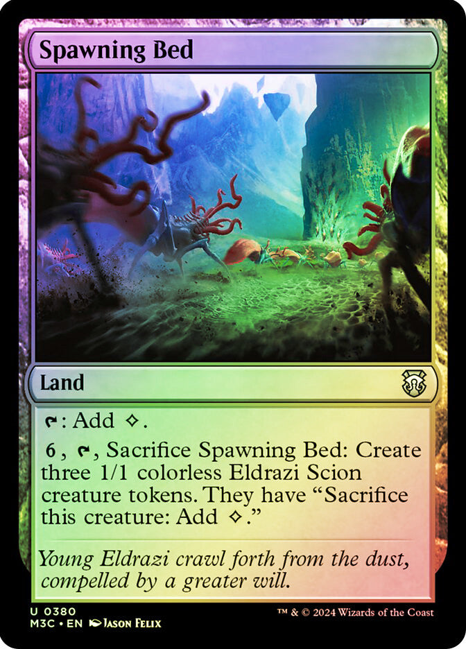 Spawning Bed (Ripple Foil) [Modern Horizons 3 Commander]