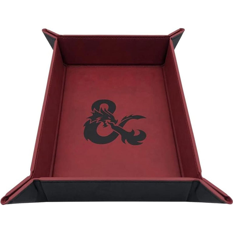 UP Folding Dice Tray: Dungeons & Dragons Black & Red