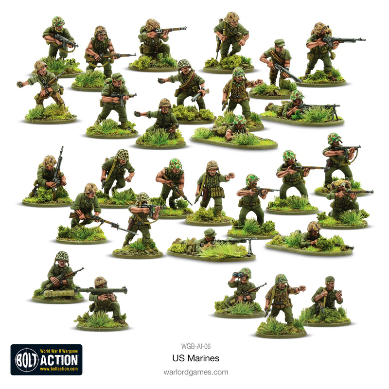 Bolt Action: US Marines Plastic Box Set (EN)