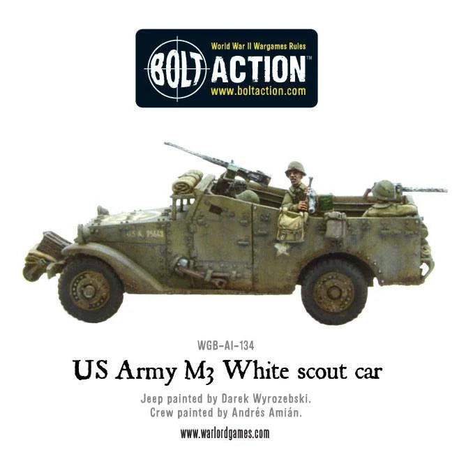 Bolt Action: US Army M3 White Scout Car (Preorder)