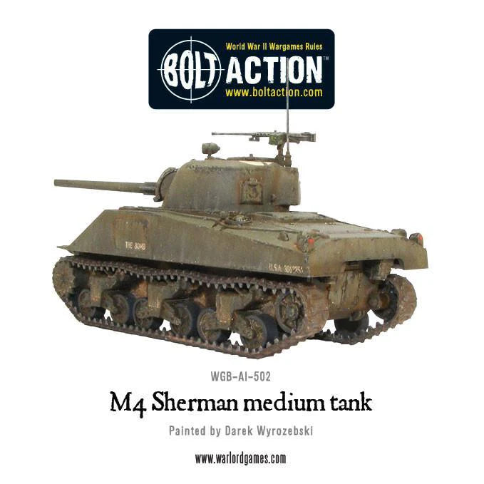 Bolt Action:  M4 Sherman Medium Tank Plastic (EN)