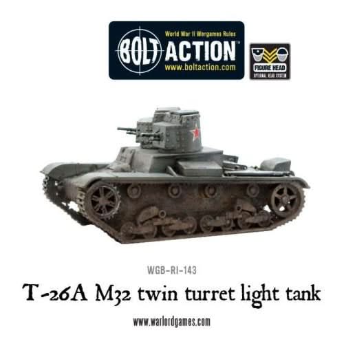 Bolt Action : Char Léger À Double Tourelle T-26A M32 (Précommande)