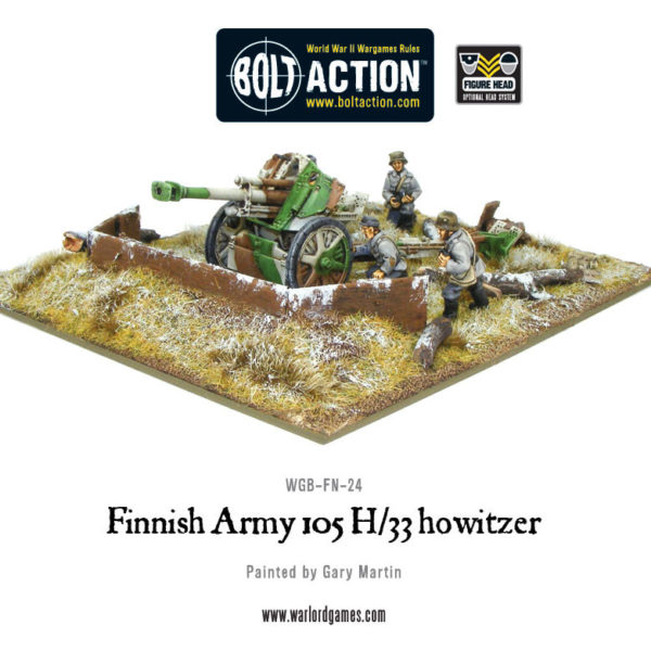 Bolt Action: Finnish Army 105 H/33 Howitzer (Preorder)