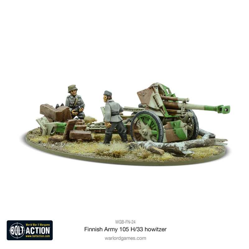 Bolt Action: Finnish Army 105 H/33 Howitzer (Preorder)
