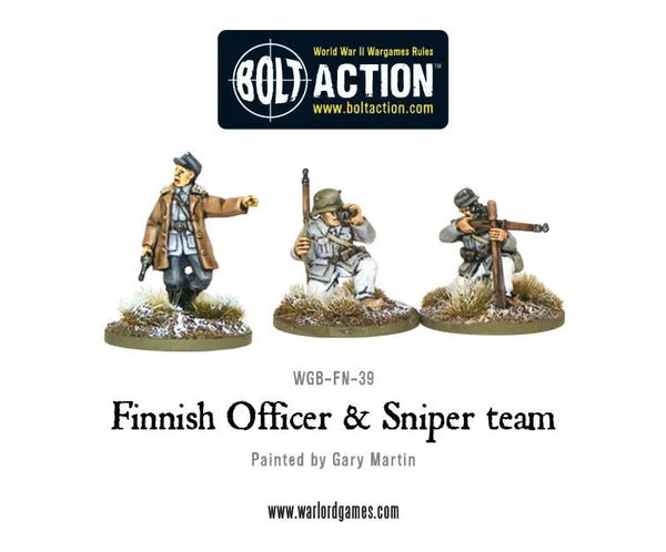 Bolt Action : Officier Et Tireur D'élite Finlandais (Précommande)