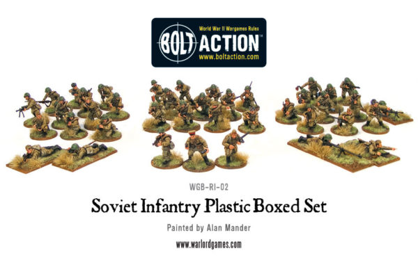 Bolt Action: Soviet Infantry Plastic Box Set (EN)