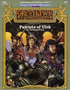 ADVANCED D&D 2ND EDITION GREYHAWK ADVENTURES : PATRIOTS OF ULEK (EN)