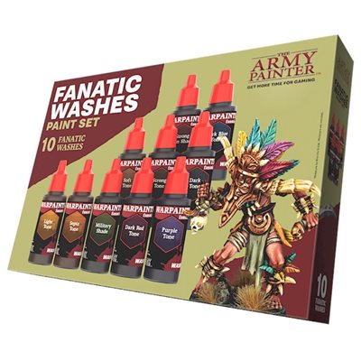 Army Painter: Warpaints Fanatic: Ensemble de peinture d'ombrage / nuance