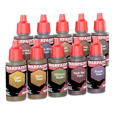 Army Painter: Warpaints Fanatic: Ensemble de peinture d'ombrage / nuance