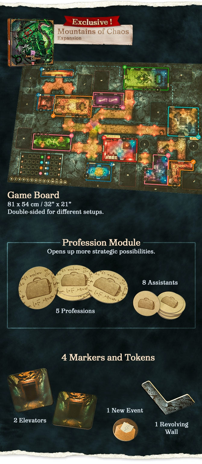 Among Cultists Expansion: Mountains of Chaos (EN)