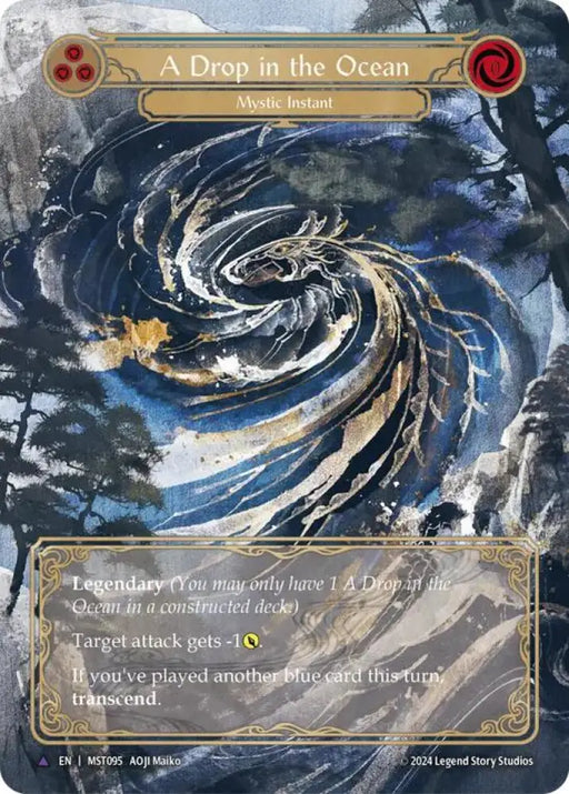 A Drop in the Ocean // Inner Chi (Marvel) [Part the Mistveil] Cold Foil - Flesh And Blood Single