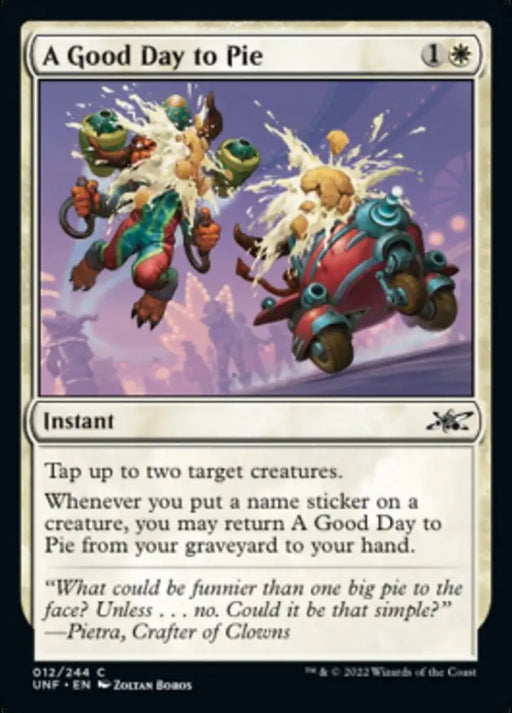 A Good Day to Pie [Unfinity] - MTG Single