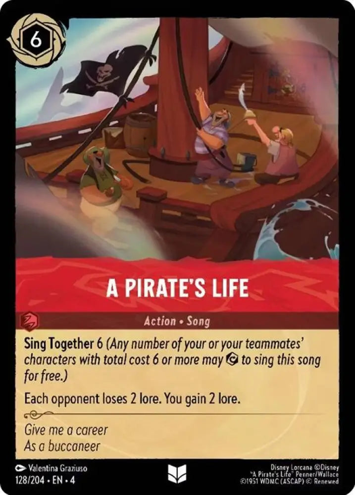 A Pirate’s Life (128/204) [Ursula’s Return] - Lorcana Single