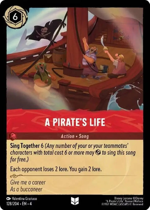 A Pirate’s Life (128/204) [Ursula’s Return] - Lorcana Single