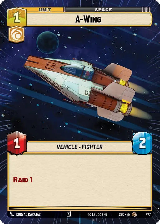 A-Wing (Hyperspace) (477) [Secrets of Power]