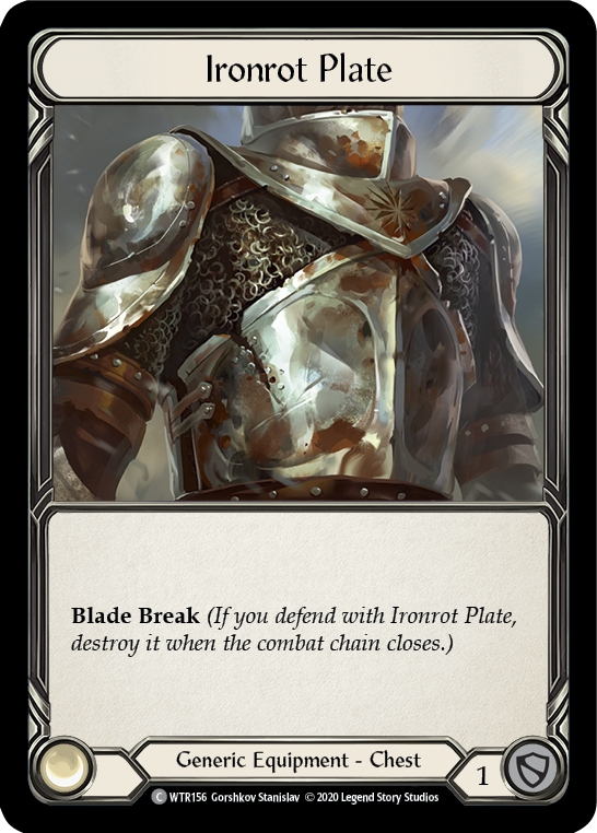 Ironrot Plate [Welcome to Rathe Unlimited] Unlimited Rainbow Foil