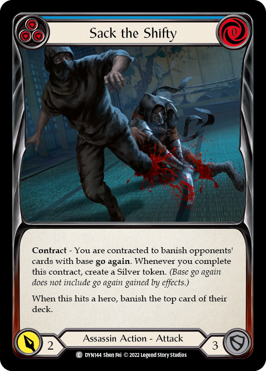 Sack the Shifty (Blue) [Dynasty]