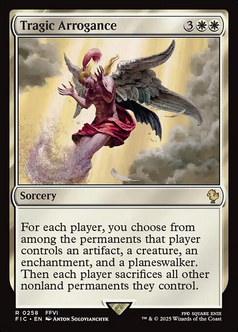 Tragic Arrogance (258) [Final Fantasy Commander]