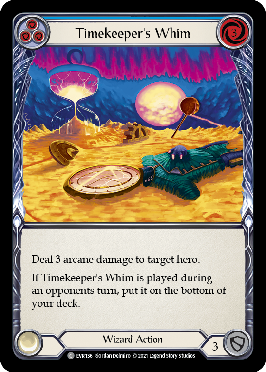 Timekeeper's Whim (Blue) [Everfest] 1st Edition Normal