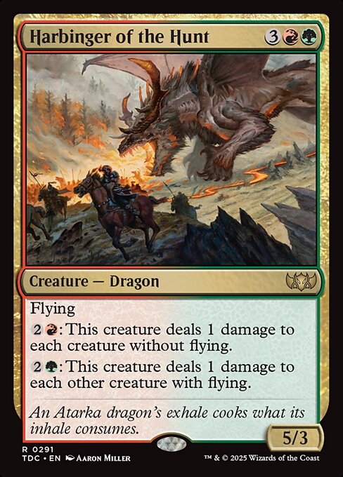 Harbinger of the Hunt (291) [Tarkir: Dragonstorm Commander]