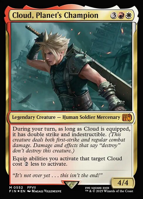 Cloud, Planet's Champion (552) [Final Fantasy]