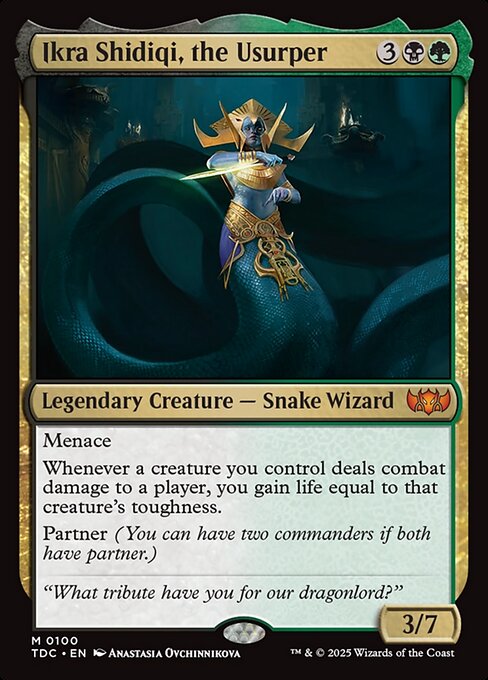 Ikra Shidiqi, the Usurper (100) [Tarkir: Dragonstorm Commander]