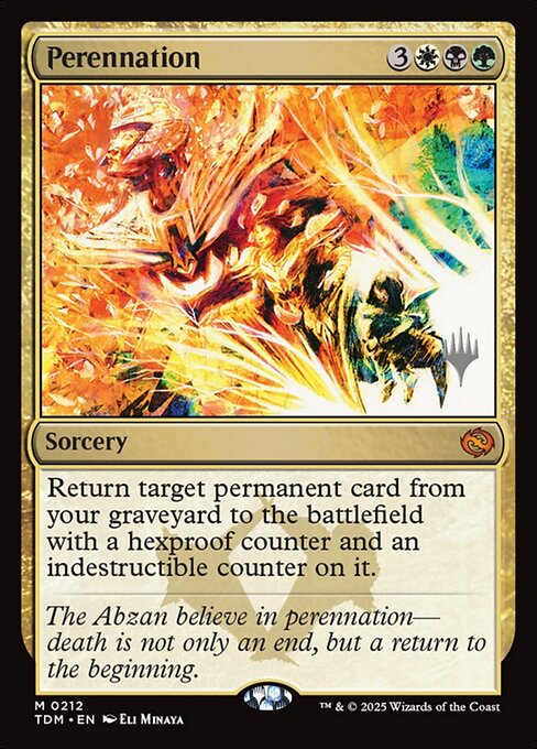 Perennation (212p) [Tarkir: Dragonstorm Promos]