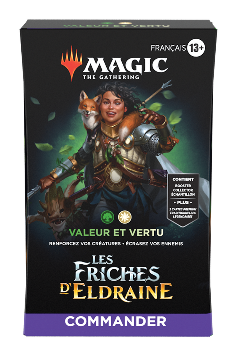 MTG WILDS OF ELDRAINE COMMANDER VIRTUE AND VALOR (FR)