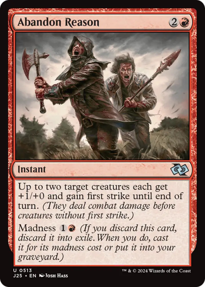 Abandon Reason [Foundations Jumpstart] - MTG Single