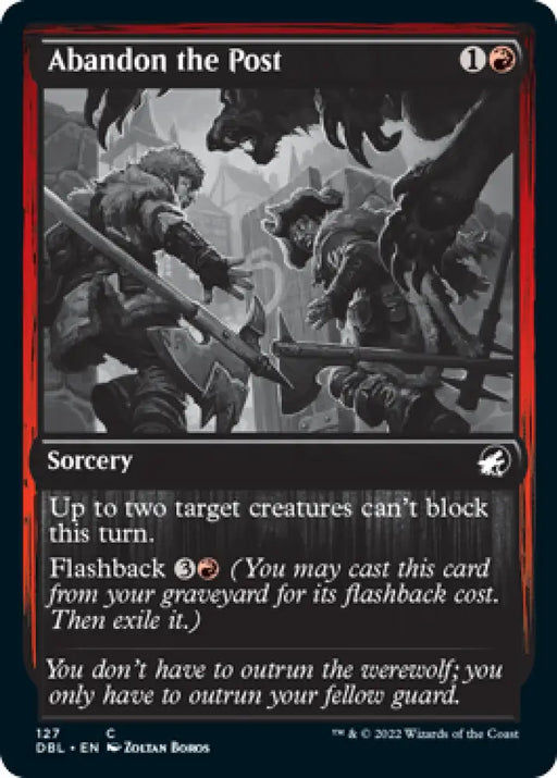Abandon the Post [Innistrad: Double Feature] - MTG Single