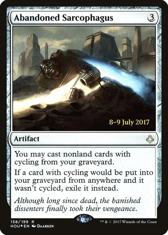 Abandoned Sarcophagus [Hour of Devastation Prerelease Promos] - MTG Single