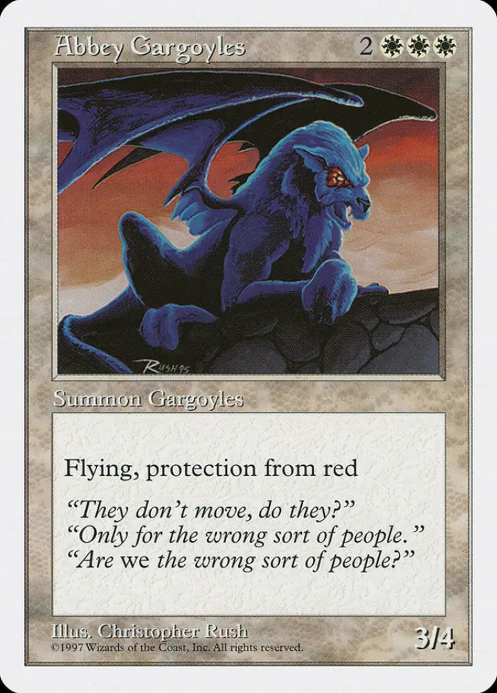 Abbey Gargoyles [Fifth Edition] - MTG Single