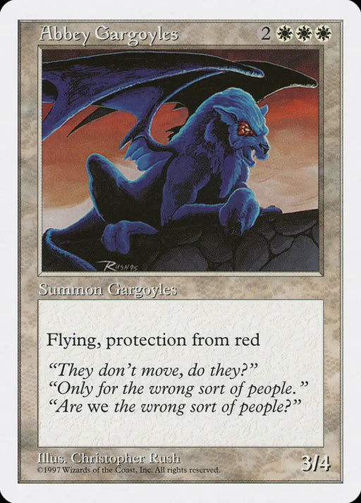 Abbey Gargoyles [Fifth Edition] - MTG Single