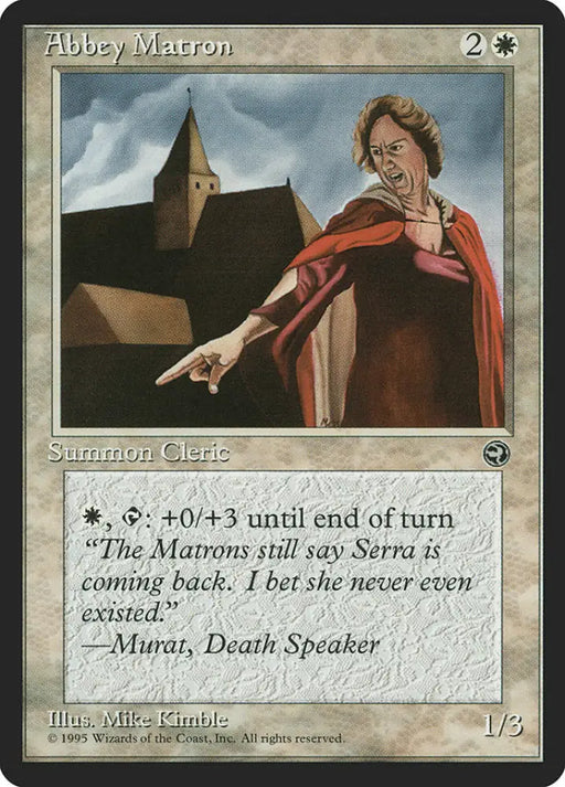 Abbey Matron (Murat Flavor Text) [Homelands] - MTG Single