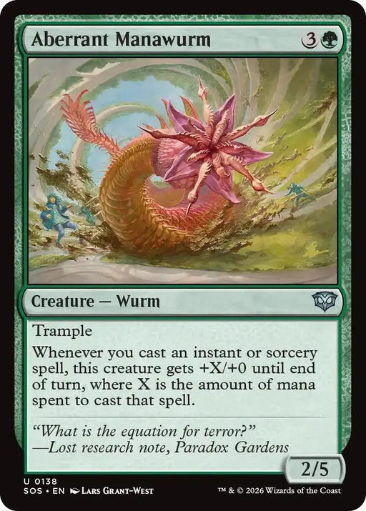 Aberrant Manawurm (138) [Secrets of Strixhaven]